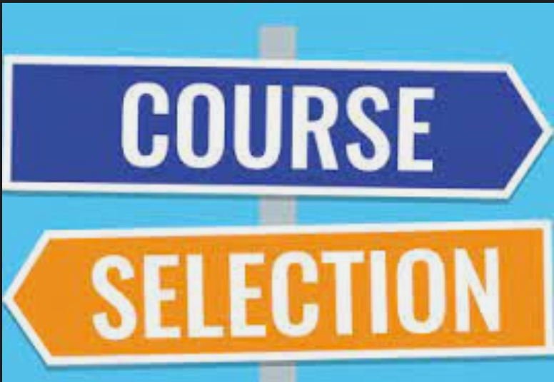  Course Selection Sheet